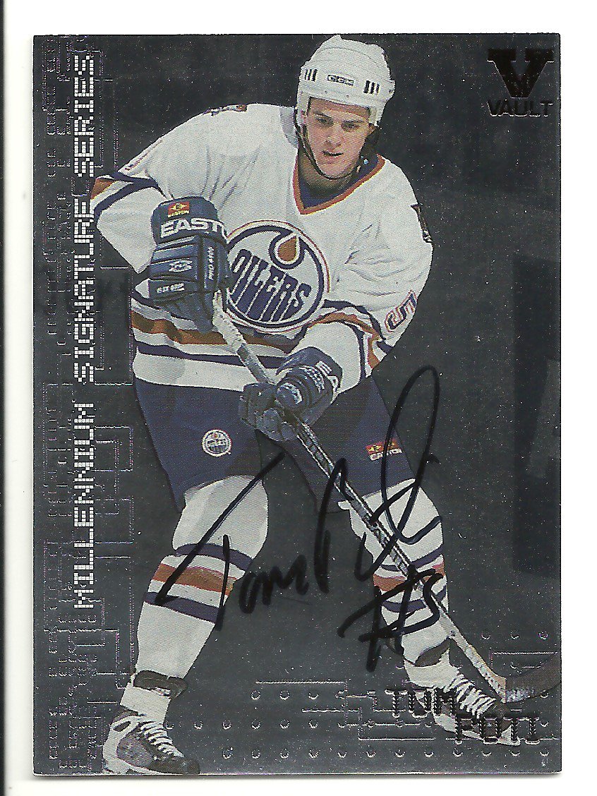 1999-00 BAP Millennium Autographs #98 Tom Poti Vault (image for) 1999-00 BAP Millennium Autographs #98 Tom Poti Vault